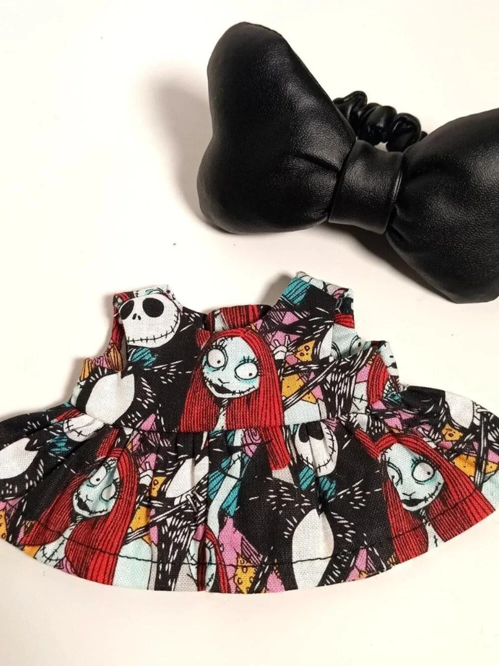 Nightmare Before Christmas Sally Dress with Oversized Bow Labubu Outfit